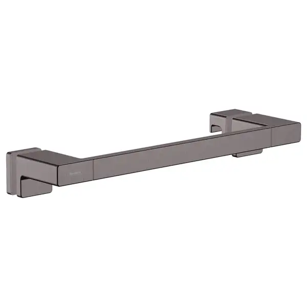 Ручка для душевой двери Hansgrohe AddStoris, чёрный матовый хром (41759340) фото 1 Aquada.com.ua
