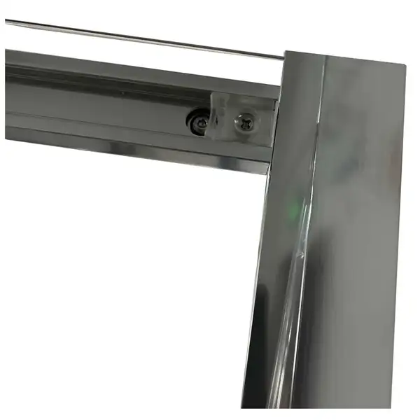 Душова кабіна без піддону Koer SR SC03-100x100x200-TR-01 прозоре скло Easy Clean 6мм, хром (KR5357)