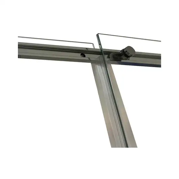 Душова кабіна без піддону Koer SR SC03-100x100x200-TR-01 прозоре скло Easy Clean 6мм, хром (KR5357)