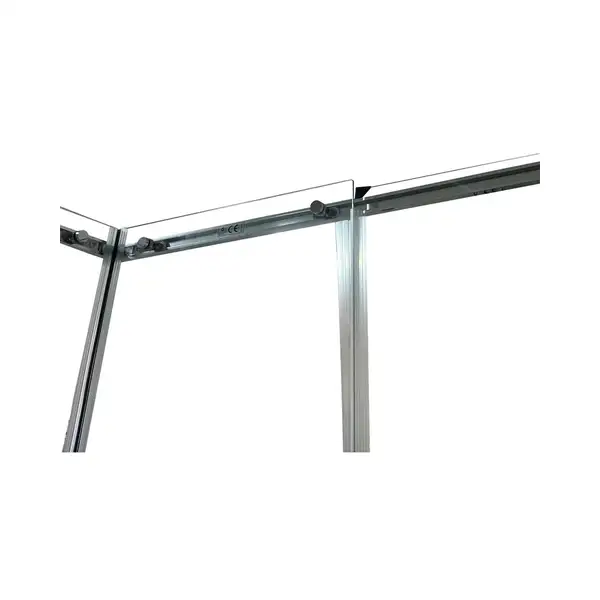 Душова кабіна без піддону Koer SR SC03-100x100x200-TR-01 прозоре скло Easy Clean 6мм, хром (KR5357)