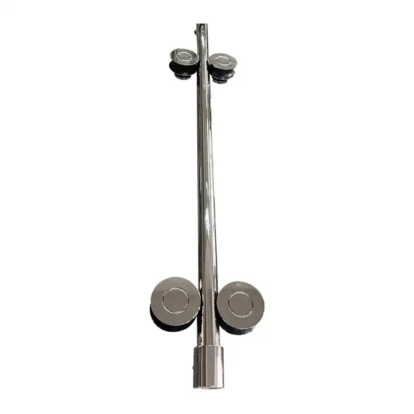 KOER SR SD06-140x220-TR-01 Двері в нішу, хром (KR5368)