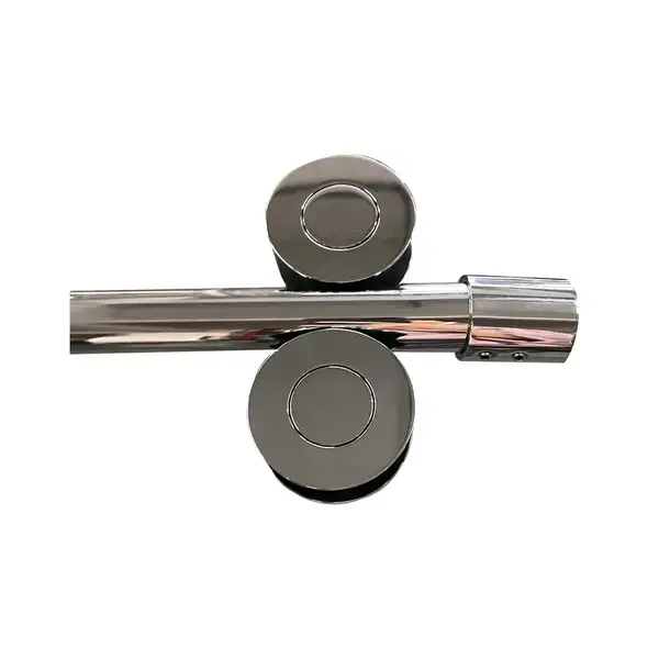 KOER SR SD06-140x220-TR-01 Двері в нішу, хром (KR5368)