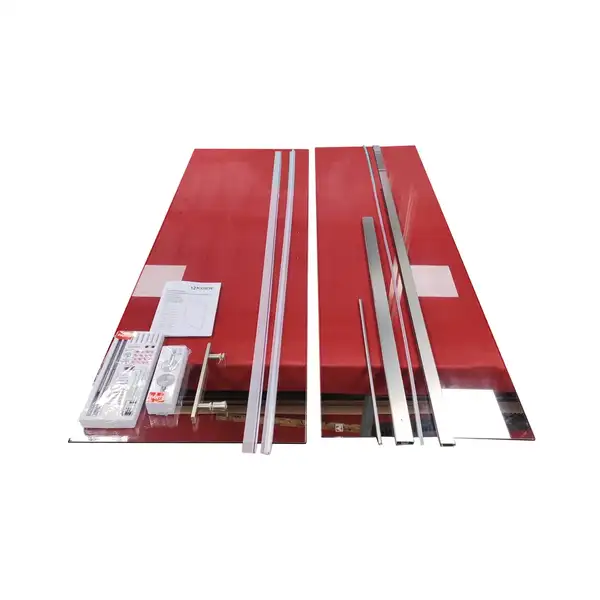 KOER SR SD01 Дверь в нишу, прозрачная, хром (KR5376)