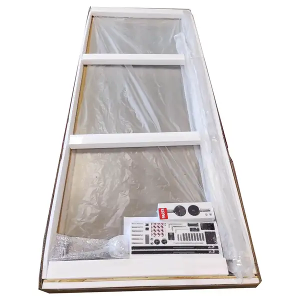 Koer SR SD01 Дверь в нишу, прозрачное стекло, хром (KR5380)