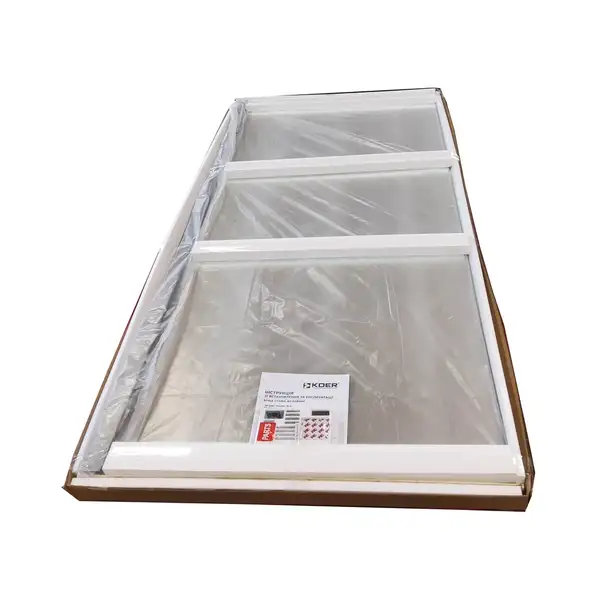 KOER SR SW01-90x200-TR-01 Боковая стенка, хром (KR5381)