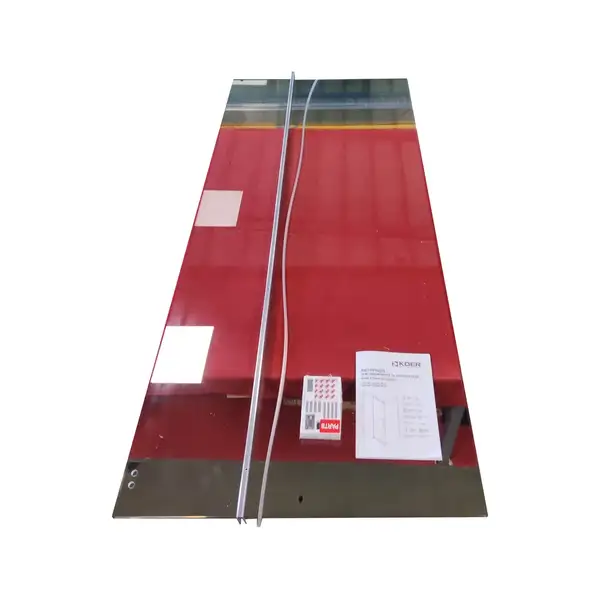 KOER SR SW01-90x200-TR-01 Боковая стенка, хром (KR5381)