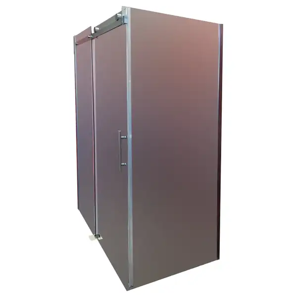 KOER SR SW01-90x200-TR-07 Стінка душової, графіт (KR5382)