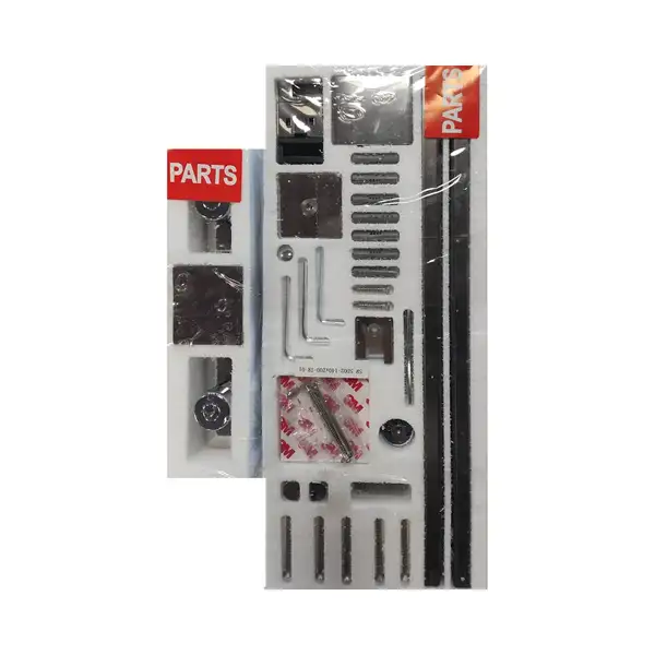 Koer SR SD02-140x200 Двері в нішу, прозоре скло, хром (KR5383)