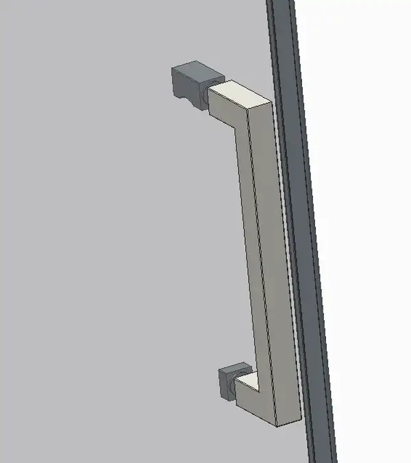 Koer SR SD02-140x200 Двері в нішу, прозоре скло, хром (KR5383)