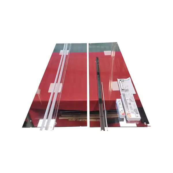 Koer SR SD02-140x200 Двері в нішу, прозоре скло, хром (KR5383)