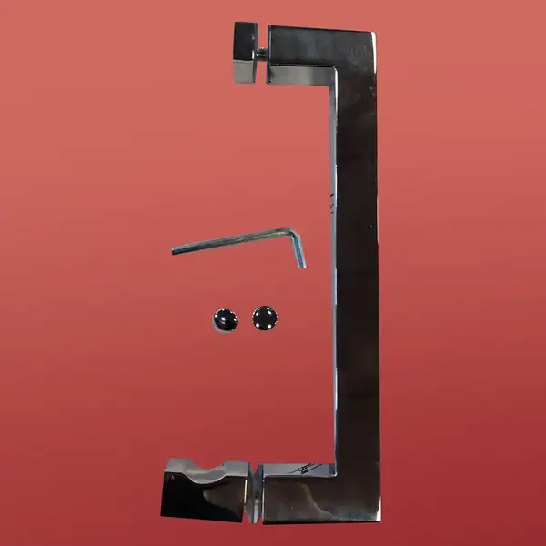 Koer SR SD02-140x200 Двері в нішу, прозоре скло, хром (KR5383)