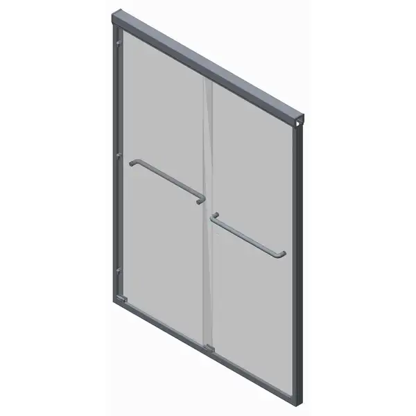Koer SR SD03 Двері в нішу, прозоре скло Easy Clean, хром (KR5385)