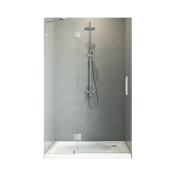 KOER SR SD04 Двері в нішу, прозоре скло, хром (KR5387)
