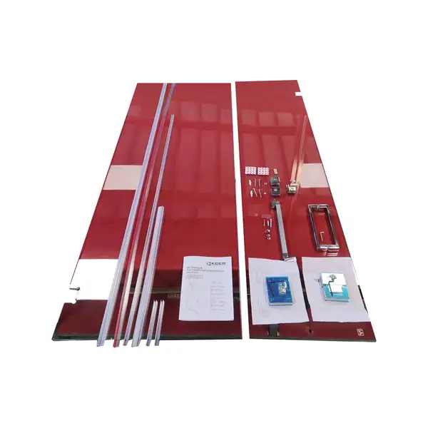 KOER SR SD04 Двері в нішу, прозоре скло, хром (KR5387)