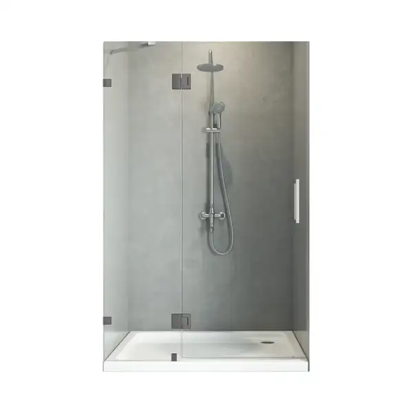 Koer SR SD04-120x200 Двері в нішу, прозоре, графіт (KR5388)