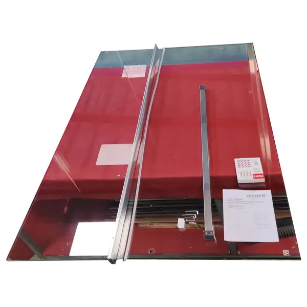 Душова перегородка Koer SR SP01-120x200-TR-01 Walk-In прозоре скло Easy Clean 8мм, хром (KR5394)