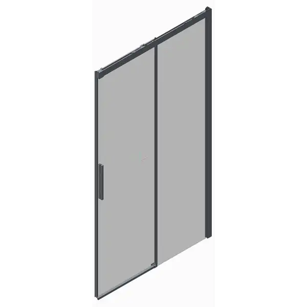 KOER SR SD05 Дверь в душевую нишу, прозрачное стекло (KR5405)