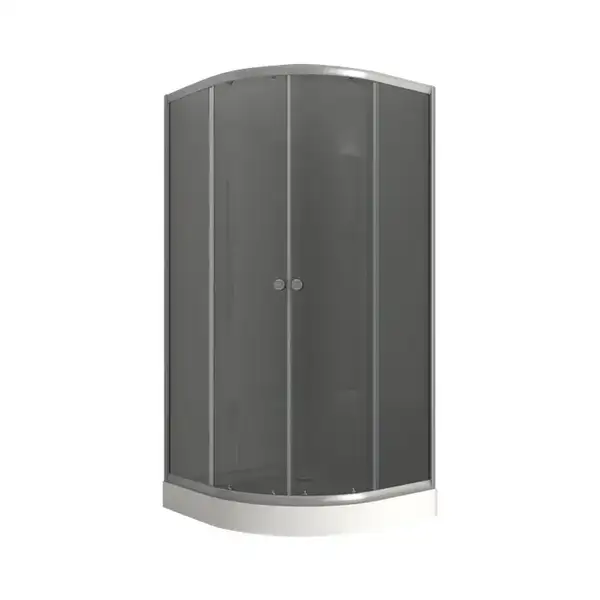 Mixxus PLAIN SCT02 Душова кабіна, 90x90, сіре скло (MI6898)
