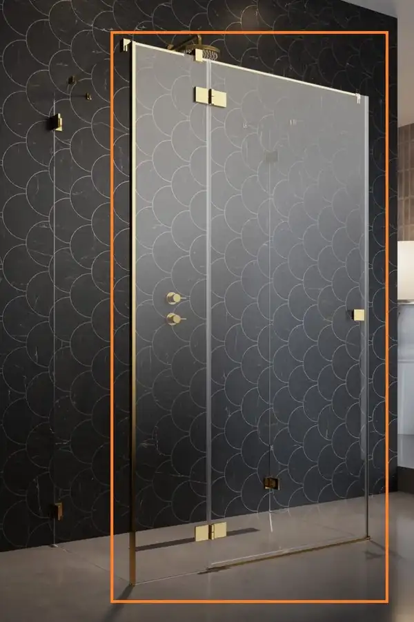 Душові двері Essenza Pro Gold KDJ+S 80 ліві, RADAWAY (10097380-09-01L)