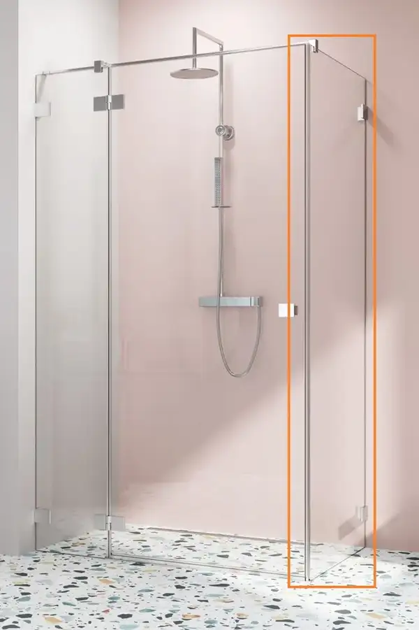Radaway Essenza Pro S1 Бокова стінка, хром/прозоре (10098100-01-01)