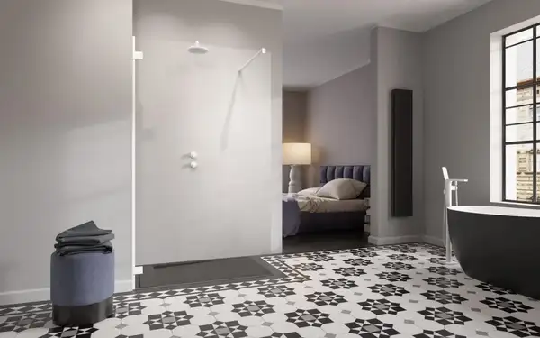 Душова стінка Essenza Pro White Walk-in 105, RADAWAY (10103105-04-01)