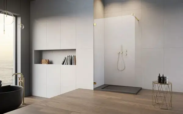 Душова стінка Essenza Pro 8 Gold Walk-in 60, RADAWAY (1012060-09-01)