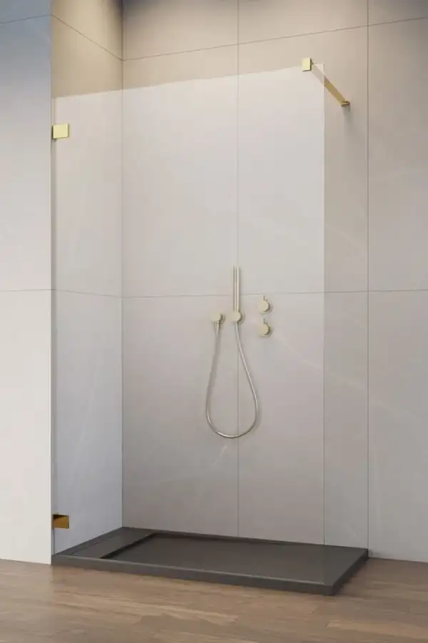 Душова стінка Essenza Pro 8 Gold Walk-in 145, RADAWAY (1012145-09-01)