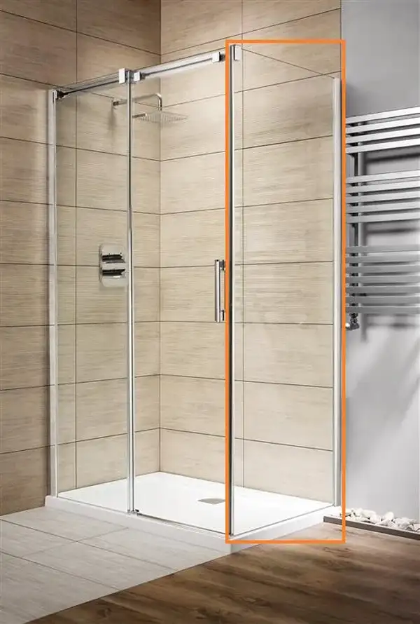 Radaway Espera KDJ S1 Бокова стінка 100, хром/прозора (380140-01R)