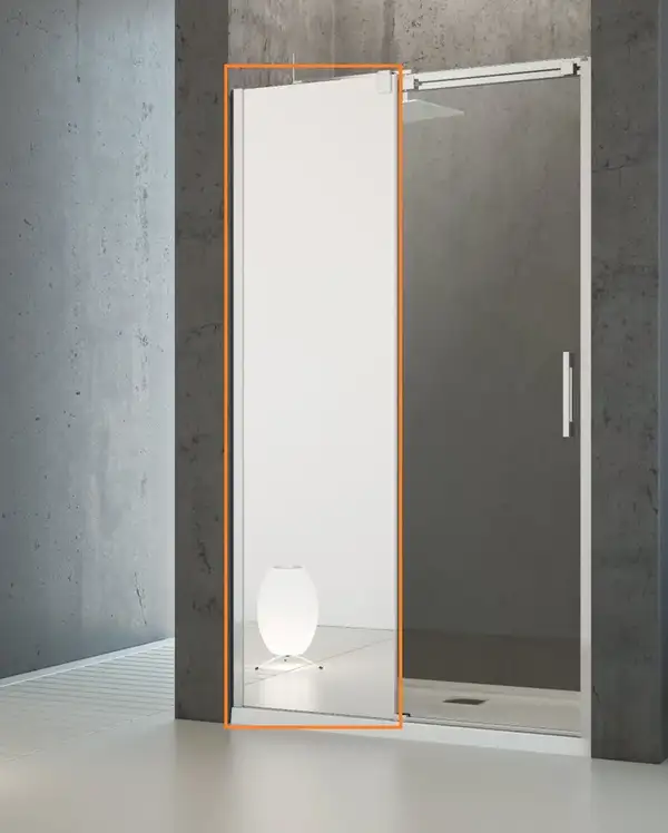 Душова стінка Espera DWJ Mirror 450 ліва, RADAWAY (380210-71L)