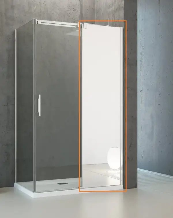 Душова стінка Espera KDJ Mirror 450 права, RADAWAY (380230-71R)