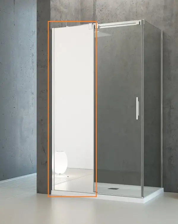 Душова стінка Espera KDJ Mirror 550 ліва, RADAWAY (380232-71L)