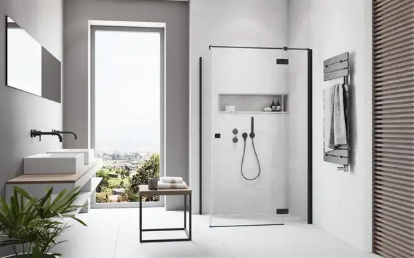 Душові двері Essenza New Black KDJ 100 праві, RADAWAY (385040-54-01R)
