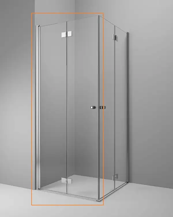 Душова кабіна (половина) Essenza New KDD-B 100 ліва, RADAWAY (385072-01-01L)