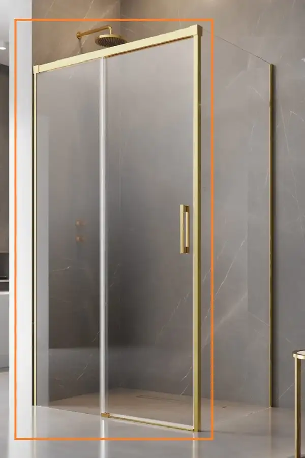 Radaway Idea Gold KDJ Душевая кабина, золото/прозрачное (387042-09-01L)
