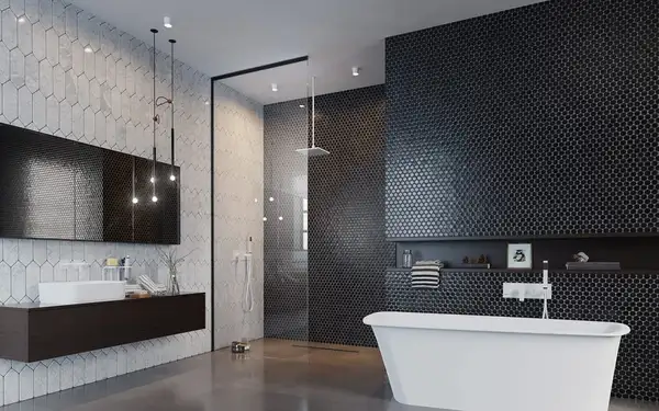 Душова стінка Modo X Black II 1001-1600x2501-3000 RADAWAY (389409-54-01)