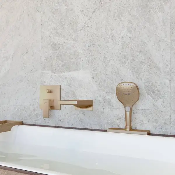 Шланг для лійки Hansgrohe SBox Square 1,45 м виразний в борт ванни, Brushed Bronze (28010140)