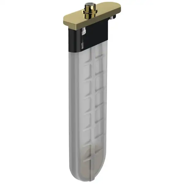 Шланг для лійки Hansgrohe SBox Square 1,45 м виразний в борт ванни, Polished Gold Optic (28010990)