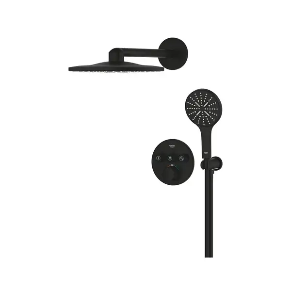 Grohe Cubeo Tempesta 250 Душ, черный матовый (1053362430)