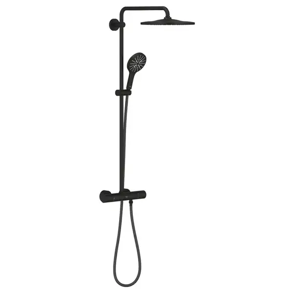 Grohe Rainshower 310 Душевая система с термостатом, черный матовый (22119KF0)