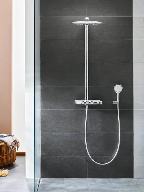 Душова система з термостатом Grohe Rainshower SmartControl 360 Duo (колір - хром)  26250000G