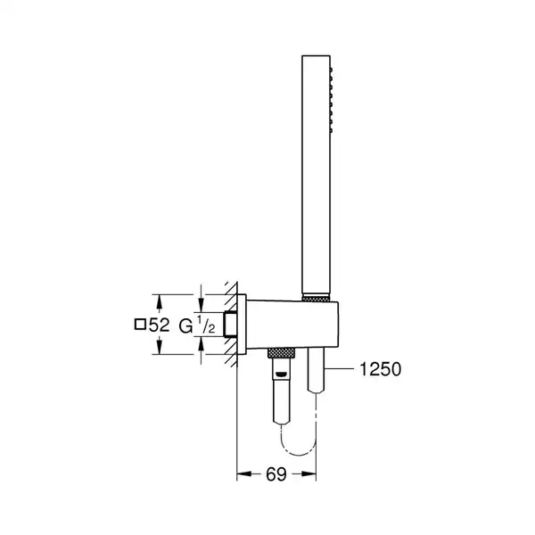 Душова система Grohtherm Cube (26405SC3), Grohe