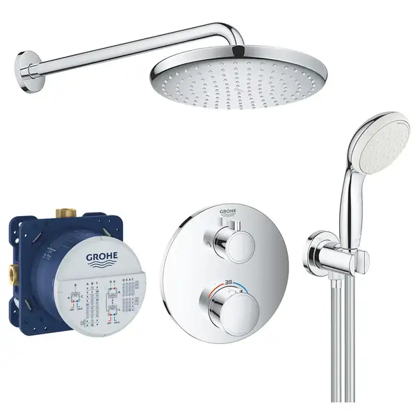 Комплект для душа Grohe Grohtherm з Tempesta 250, хром (26416SC0)