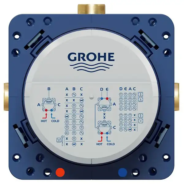 Душевая система скрытого монтажа с термостатом Grohe Grohtherm SmartControl c Tempesta 250 (цвет - хром) (26416SC1)