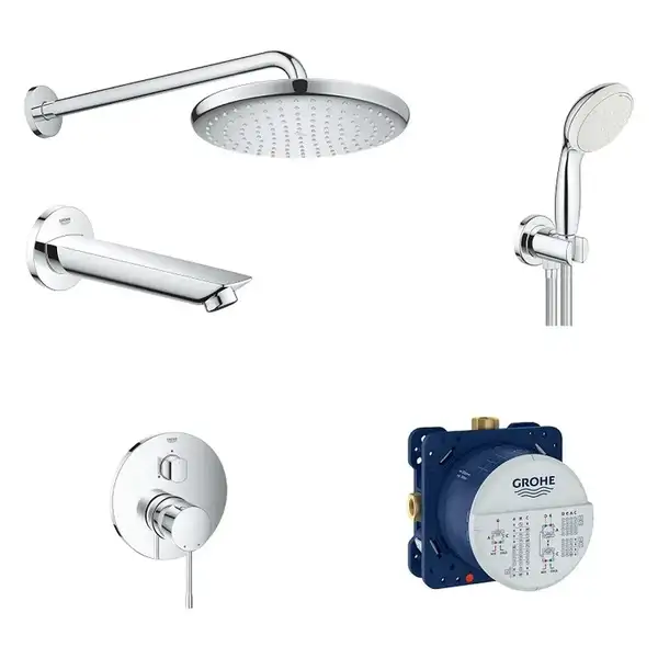 Душова система прихованого монтажу Grohe Essence c Tempesta 250 (26416SC5)