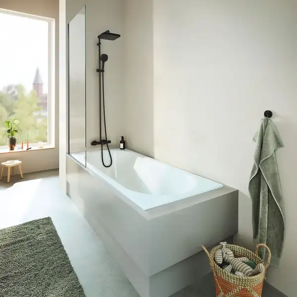 Grohe Tempesta System 250 Cube Душова система для ванни, чорний матовий (266912431)
