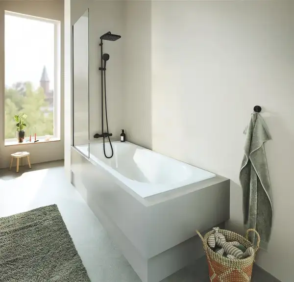Grohe Tempesta System 250 Cube Душова система для ванни, чорний матовий (266912431)
