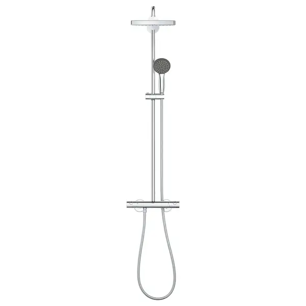 Душова система з термостатом, настінний монтаж Grohe QuickFix Vitalio Start System 250 Cube 26697000