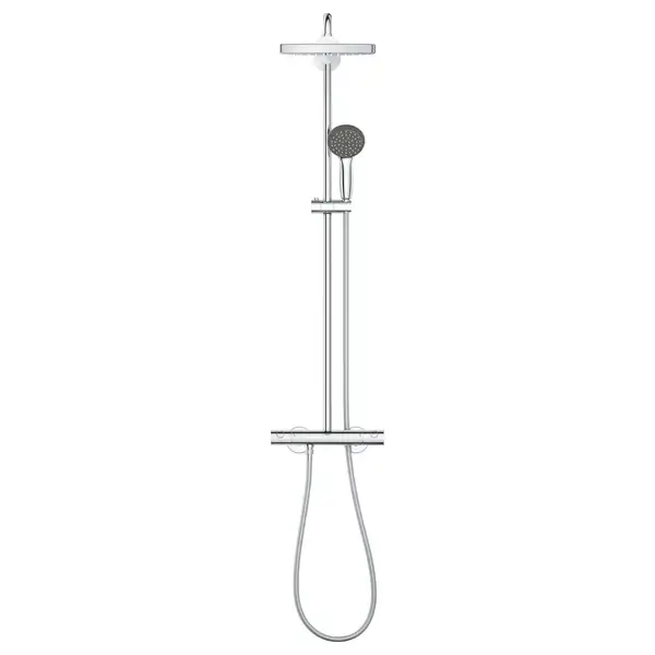Душова система з термостатом, настінний монтаж Grohe QuickFix Vitalio Start System 250 Cube 26697000