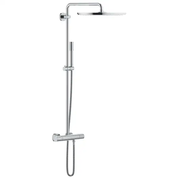 Душова система з термостатом для настінного монтажу GROHE Rainshower System 400 (27174001)