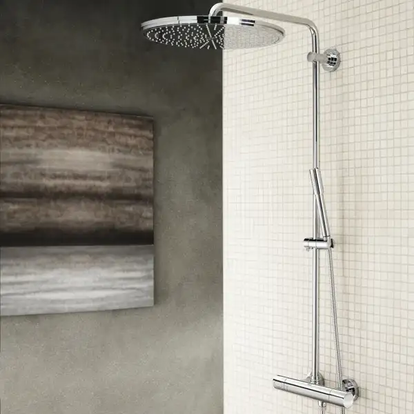 Душова система з термостатом для настінного монтажу GROHE Rainshower System 400 (27174001)